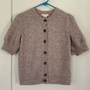 Boden Short Sleeve Mohair Blend Shirt Sleeve Sweater. US size 6